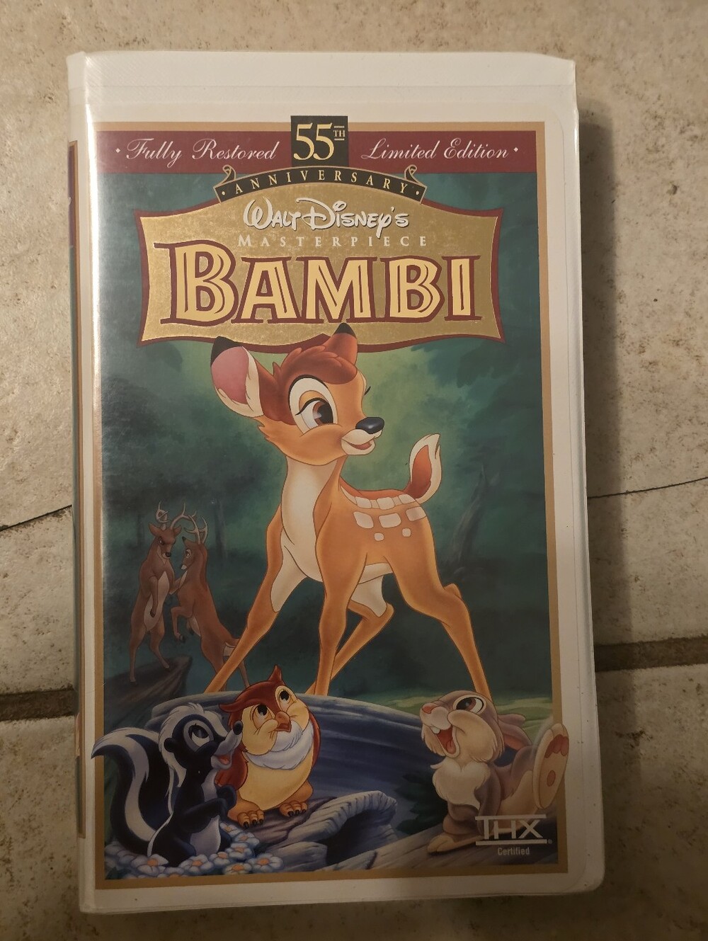 Bambi: 55th Anniversary Walt Disney's Masterpiece (VHS, Limited Edition)
